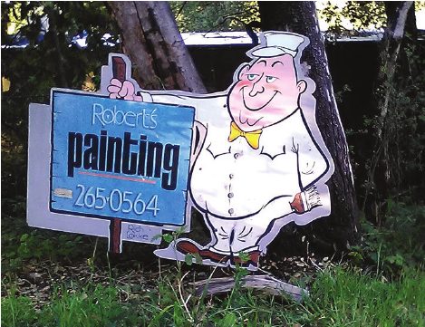Lickety-Split Painting sign