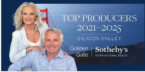 Paula and Terry Leary, Top Producers 2021–2025, Silicon Valley, Golden Gate Sotheby's International Realty