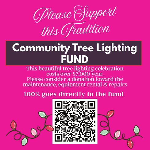 Please support this tradition: Community Tree Lighting Fund