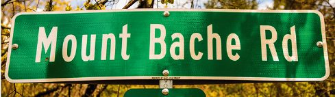 Mount Bache Rd street sign